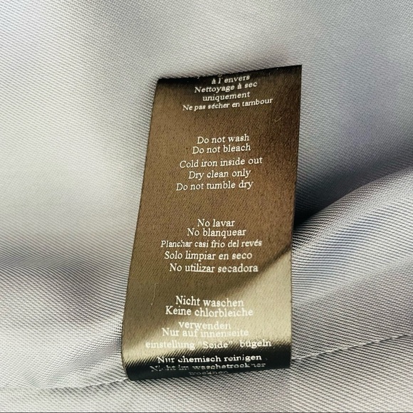 New! Zadig & Voltaire Crystal Embellished Gray Blazer with Elbow Detail Size M - Picture 10 of 10